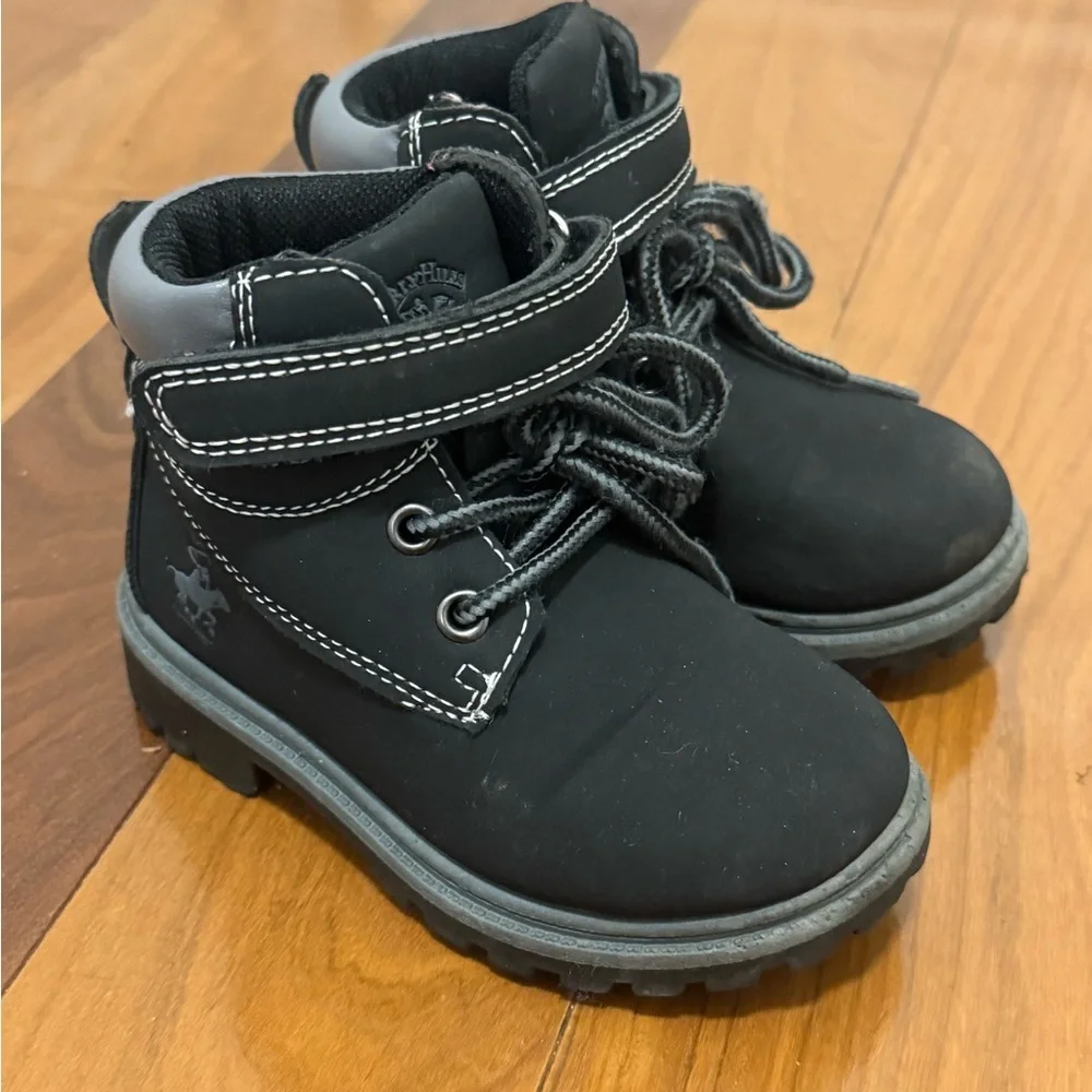 Beverly Hills Polo Club Black Kids Boots size 7